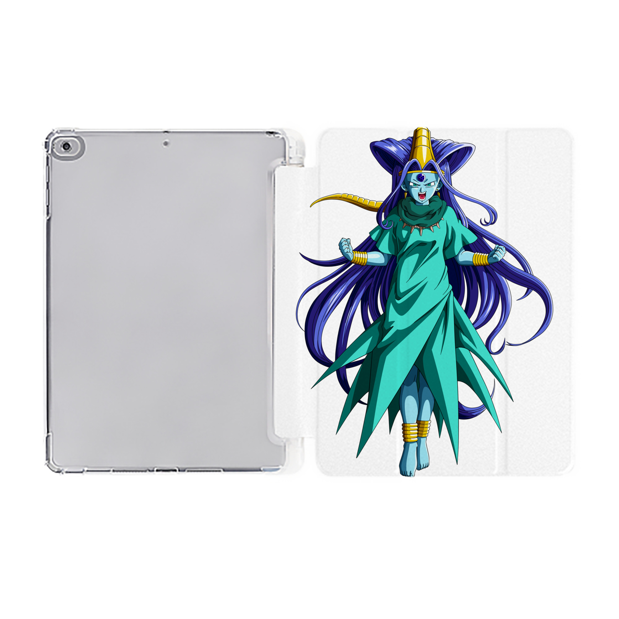 （画像用） ドラゴンボール DRAGON BALL IPad ケース ペン収納付き 三つ折りスタンド PUレザー×シリコン 対応機種9.5/10.5/10.9インチ